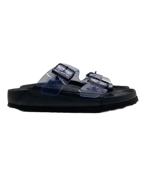 BIRKENSTOCK（ビルケンシュトック）BIRKENSTOCK (ビルケンシュトック) Manolo Blahnik (マノロブラニク) アリゾナ クリアサンダル ブラック サイズ:37の古着・服飾アイテム