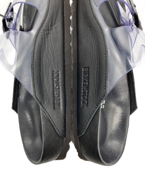 BIRKENSTOCK（ビルケンシュトック）BIRKENSTOCK (ビルケンシュトック) Manolo Blahnik (マノロブラニク) アリゾナ クリアサンダル ブラック サイズ:37の古着・服飾アイテム