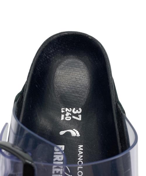 BIRKENSTOCK（ビルケンシュトック）BIRKENSTOCK (ビルケンシュトック) Manolo Blahnik (マノロブラニク) アリゾナ クリアサンダル ブラック サイズ:37の古着・服飾アイテム