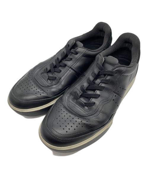 ECCO（エコー）ECCO (エコー) レザースニーカー ブラック サイズ:26.5の古着・服飾アイテム