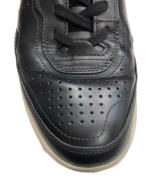 ECCO（エコー）ECCO (エコー) レザースニーカー ブラック サイズ:26.5の古着・服飾アイテム
