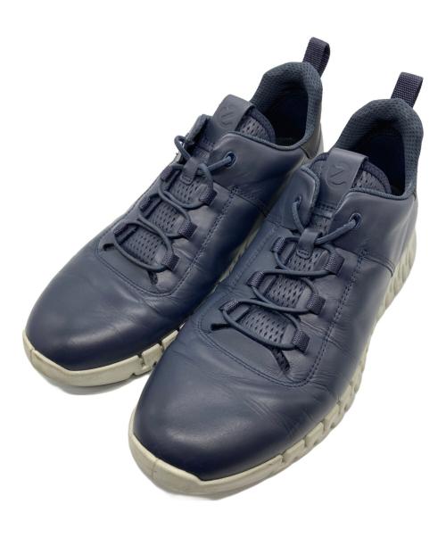 ECCO（エコー）ECCO (エコー) GRUUV FLEXIBLE SOLE ネイビー サイズ:26.5cmの古着・服飾アイテム