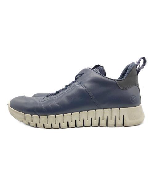 ECCO（エコー）ECCO (エコー) GRUUV FLEXIBLE SOLE ネイビー サイズ:26.5cmの古着・服飾アイテム