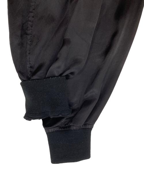 BLACK COMME des GARCONS（ブラックコムデギャルソン）BLACK COMME des GARCONS (ブラックコムデギャルソン) サテンロングコート ブラック サイズ:XSの古着・服飾アイテム