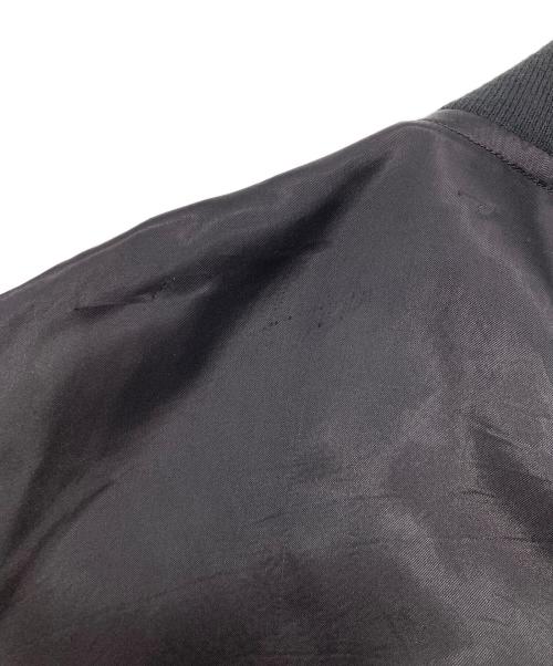BLACK COMME des GARCONS（ブラックコムデギャルソン）BLACK COMME des GARCONS (ブラックコムデギャルソン) サテンロングコート ブラック サイズ:XSの古着・服飾アイテム