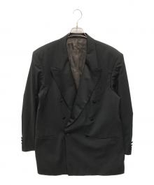 HUGO BOSS（ヒューゴ ボス）の古着「【古着】ウールテーラードジャケット」｜ブラック