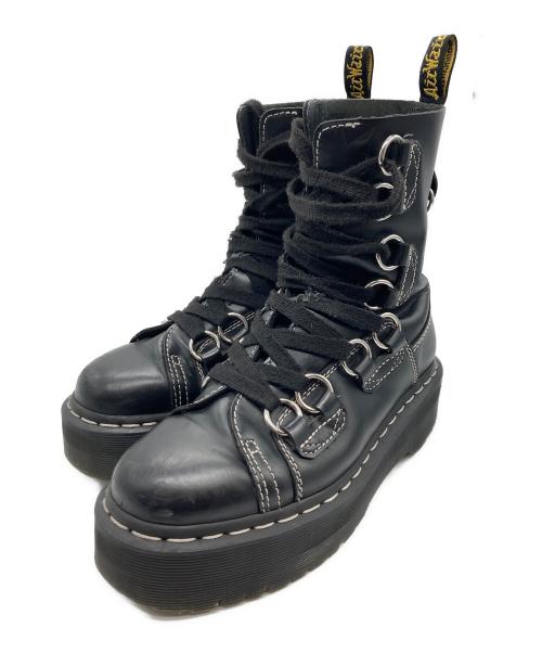 Dr.Martens（ドクターマーチン）Dr.Martens (ドクターマーチン) Jadon XL chunky wide lace leather ankle boots ブラック サイズ:UK4の古着・服飾アイテム