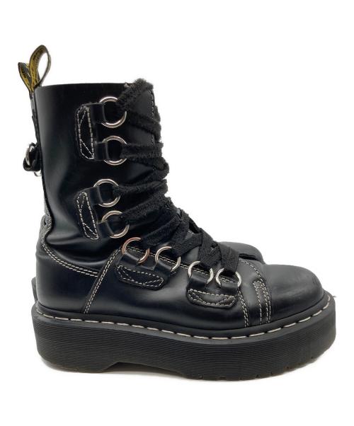 Dr.Martens（ドクターマーチン）Dr.Martens (ドクターマーチン) Jadon XL chunky wide lace leather ankle boots ブラック サイズ:UK4の古着・服飾アイテム
