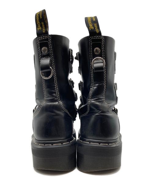 Dr.Martens（ドクターマーチン）Dr.Martens (ドクターマーチン) Jadon XL chunky wide lace leather ankle boots ブラック サイズ:UK4の古着・服飾アイテム