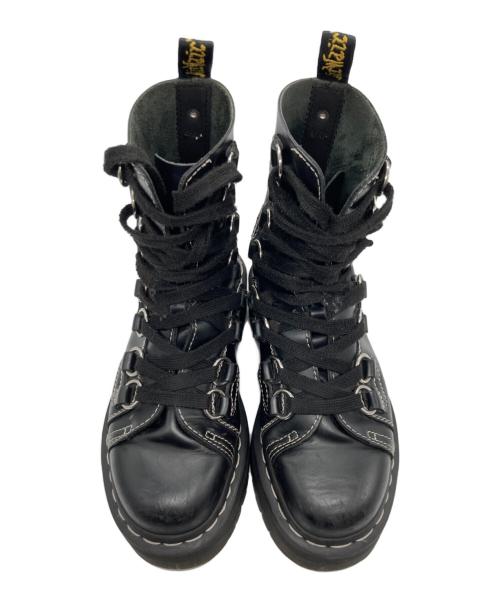 Dr.Martens（ドクターマーチン）Dr.Martens (ドクターマーチン) Jadon XL chunky wide lace leather ankle boots ブラック サイズ:UK4の古着・服飾アイテム