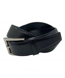 PRADA（プラダ）の古着「レザーベルト」｜ブラック