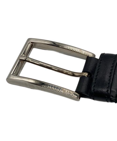 PRADA（プラダ）PRADA (プラダ) レザーベルト ブラック サイズ:30/75の古着・服飾アイテム