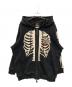 VANSON（バンソン）の古着「骨犬 Zip Hoodie」｜ブラック
