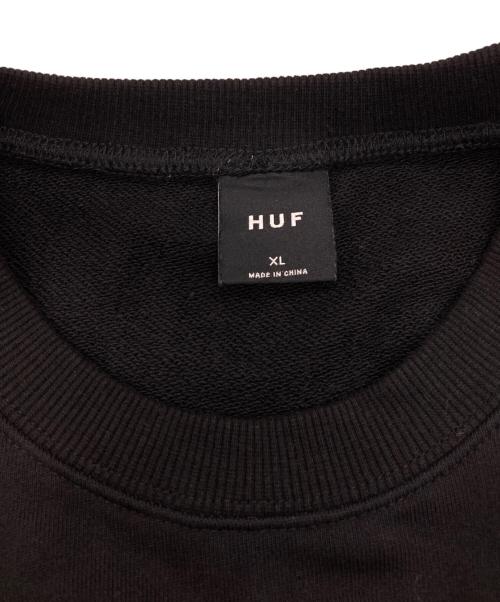 HUF（ハフ）HUF (ハフ) COBRA CREWNECK ブラック サイズ:XLの古着・服飾アイテム