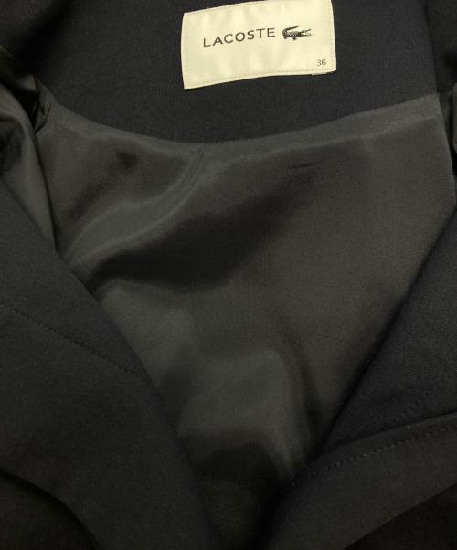 LACOSTE（ラコステ）LACOSTE (ラコステ) コットンライク撥水ストレッチコート ネイビー サイズ:36の古着・服飾アイテム