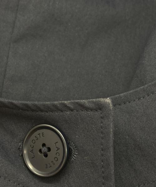 LACOSTE（ラコステ）LACOSTE (ラコステ) コットンライク撥水ストレッチコート ネイビー サイズ:36の古着・服飾アイテム
