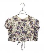 ISABEL MARANT ETOILEイザベルマランエトワール）の古着「フラワープリントショートブラウス」｜マルチカラー