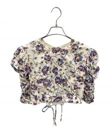 ISABEL MARANT ETOILE（イザベルマランエトワール）の古着「フラワープリントショートブラウス」｜マルチカラー