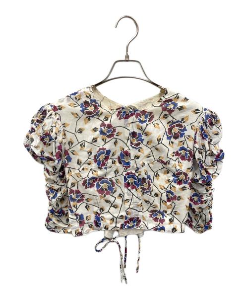 ISABEL MARANT ETOILE（イザベルマランエトワール）ISABEL MARANT ETOILE (イザベルマランエトワール) フラワープリントショートブラウス マルチカラー サイズ:36の古着・服飾アイテム