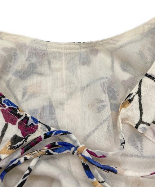 ISABEL MARANT ETOILE（イザベルマランエトワール）ISABEL MARANT ETOILE (イザベルマランエトワール) フラワープリントショートブラウス マルチカラー サイズ:36の古着・服飾アイテム