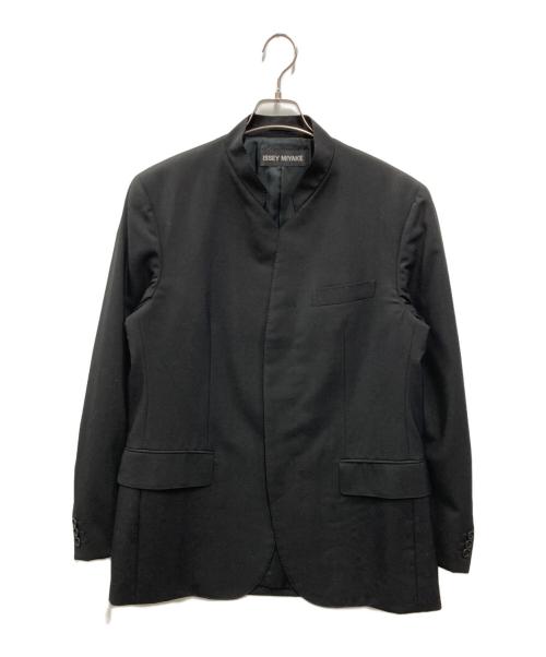 ISSEY MIYAKE（イッセイミヤケ）ISSEY MIYAKE (イッセイミヤケ) マオカラージャケット ブラック サイズ:SIZE 2の古着・服飾アイテム
