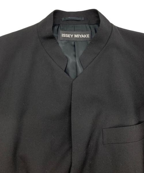 ISSEY MIYAKE（イッセイミヤケ）ISSEY MIYAKE (イッセイミヤケ) マオカラージャケット ブラック サイズ:SIZE 2の古着・服飾アイテム