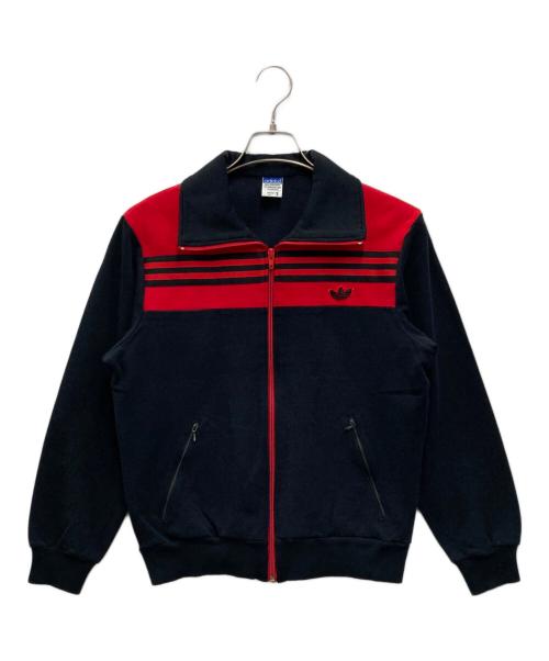 adidas（アディダス）adidas (アディダス) トラックジャケット レッド×ブラック サイズ:3の古着・服飾アイテム
