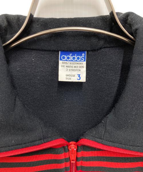 adidas（アディダス）adidas (アディダス) トラックジャケット レッド×ブラック サイズ:3の古着・服飾アイテム