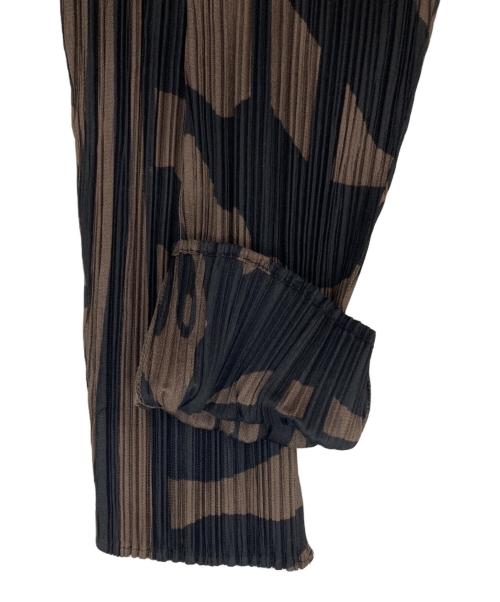 PLEATS PLEASE（プリーツプリーズ）PLEATS PLEASE (プリーツプリーズ) プリーツシャツ ブラウン サイズ:SIZE 3の古着・服飾アイテム