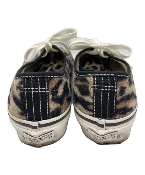 VANS（ヴァンズ）VANS (ヴァンズ) LX Authentic 44 レオパード スニーカー ブラック×ベージュ サイズ:24㎝の古着・服飾アイテム
