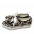 VANS (ヴァンズ) LX Authentic 44 レオパード スニーカー ブラック×ベージュ サイズ:24㎝：9000円