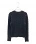 POLO RALPH LAUREN (ポロ・ラルフローレン) ケーブルニットコットンクルーネックカーディガン ブラック サイズ:M：12000円