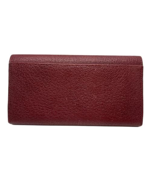 Vivienne Westwood（ヴィヴィアンウエストウッド）Vivienne Westwood (ヴィヴィアンウエストウッド) オーブ長財布 ボルドーの古着・服飾アイテム