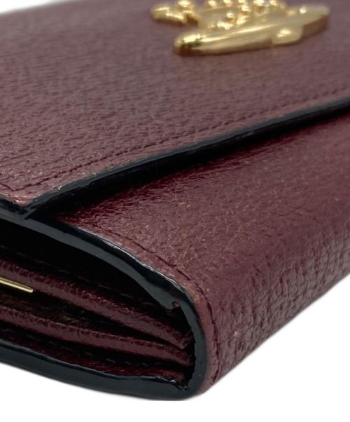 Vivienne Westwood（ヴィヴィアンウエストウッド）Vivienne Westwood (ヴィヴィアンウエストウッド) オーブ長財布 ボルドーの古着・服飾アイテム
