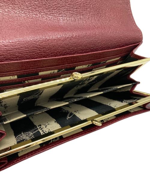 Vivienne Westwood（ヴィヴィアンウエストウッド）Vivienne Westwood (ヴィヴィアンウエストウッド) オーブ長財布 ボルドーの古着・服飾アイテム