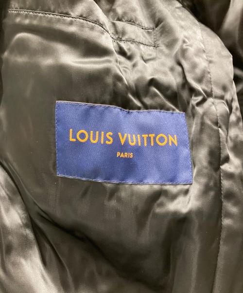 LOUIS VUITTON（ルイ ヴィトン）LOUIS VUITTON (ルイ ヴィトン) LVSE Embossed Monogram Mix Leather Blouson ブラック サイズ:46の古着・服飾アイテム