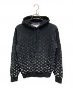LOUIS VUITTONルイ ヴィトン）の古着「モノグラム グラディエントフーディ メンズ パーカー」｜ブラック