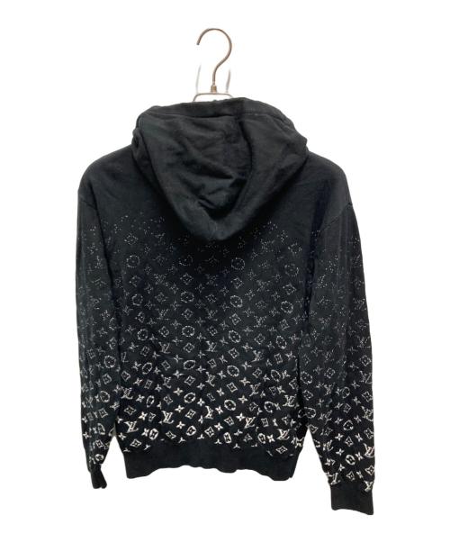 LOUIS VUITTON（ルイ ヴィトン）LOUIS VUITTON (ルイ ヴィトン) モノグラム グラディエントフーディ メンズ パーカー ブラック サイズ:Sの古着・服飾アイテム