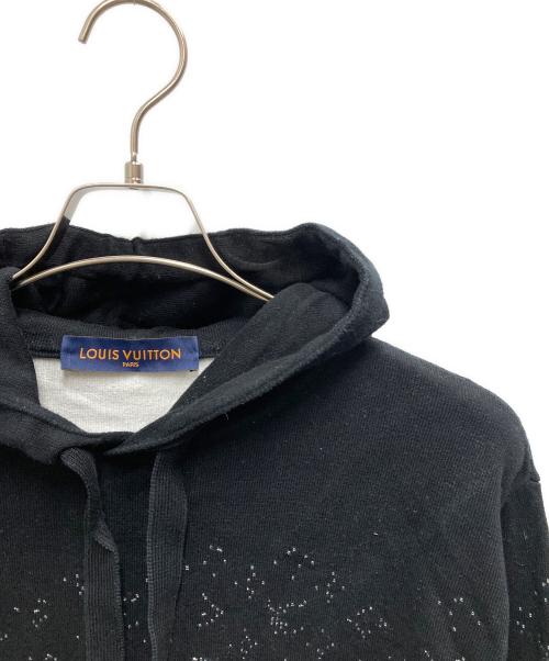 LOUIS VUITTON（ルイ ヴィトン）LOUIS VUITTON (ルイ ヴィトン) モノグラム グラディエントフーディ メンズ パーカー ブラック サイズ:Sの古着・服飾アイテム