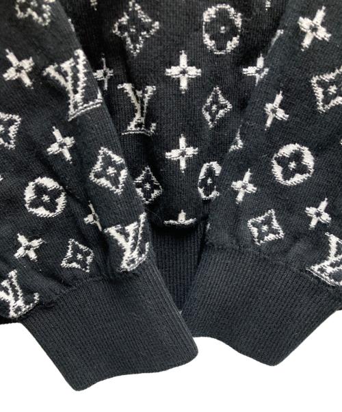 LOUIS VUITTON（ルイ ヴィトン）LOUIS VUITTON (ルイ ヴィトン) モノグラム グラディエントフーディ メンズ パーカー ブラック サイズ:Sの古着・服飾アイテム