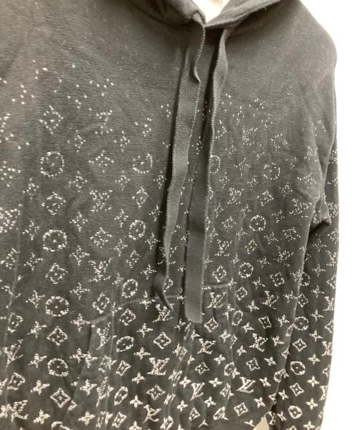 LOUIS VUITTON（ルイ ヴィトン）LOUIS VUITTON (ルイ ヴィトン) モノグラム グラディエントフーディ メンズ パーカー ブラック サイズ:Sの古着・服飾アイテム