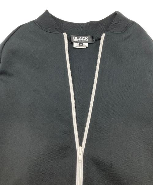 BLACK COMME des GARCONS（ブラックコムデギャルソン）BLACK COMME des GARCONS (ブラックコムデギャルソン) JERSEY TRACK JACKET ブラック サイズ:XLの古着・服飾アイテム