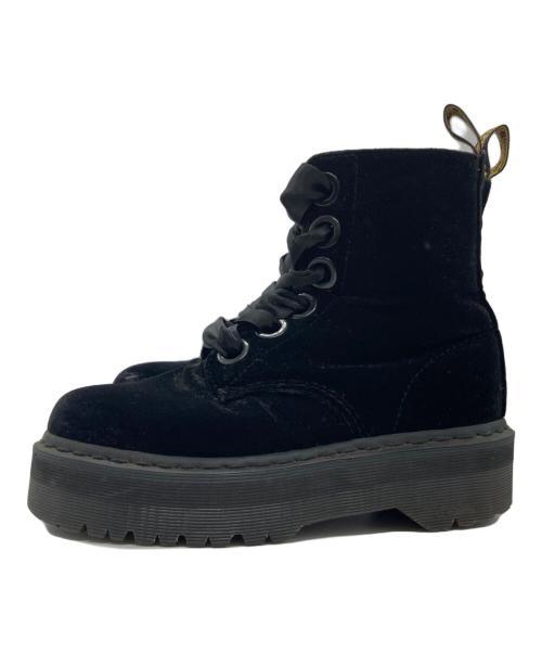 Dr.Martens（ドクターマーチン）Dr.Martens (ドクターマーチン) QUAD RETRO MOLLY LOLITA BOOT ブラック サイズ:UK4の古着・服飾アイテム