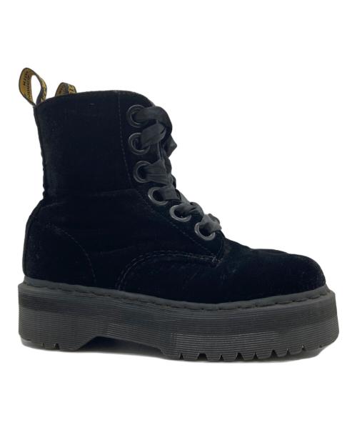 Dr.Martens（ドクターマーチン）Dr.Martens (ドクターマーチン) QUAD RETRO MOLLY LOLITA BOOT ブラック サイズ:UK4の古着・服飾アイテム