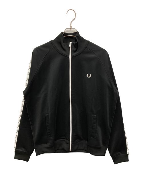 FRED PERRY（フレッドペリー）FRED PERRY (フレッドペリー) Taped Track Jacket ブラック サイズ:XLの古着・服飾アイテム