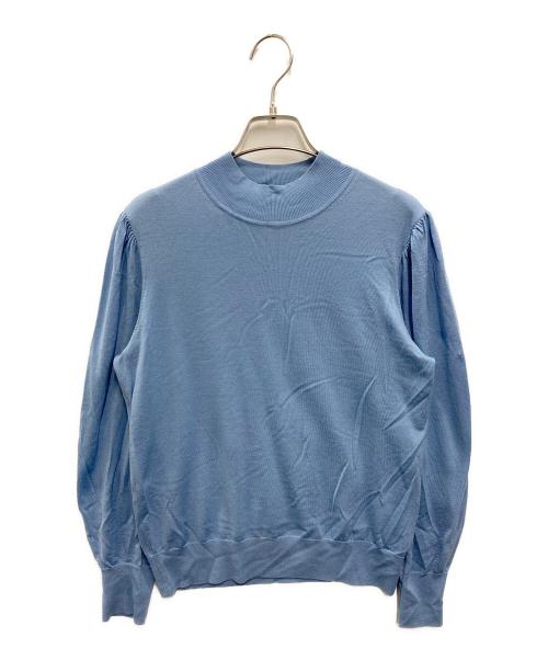 theory luxe（セオリーリュクス）theory luxe (セオリーリュクス) Lawrence Reya Sweater ブルー サイズ:38の古着・服飾アイテム