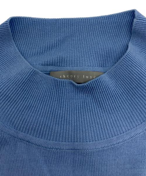theory luxe（セオリーリュクス）theory luxe (セオリーリュクス) Lawrence Reya Sweater ブルー サイズ:38の古着・服飾アイテム