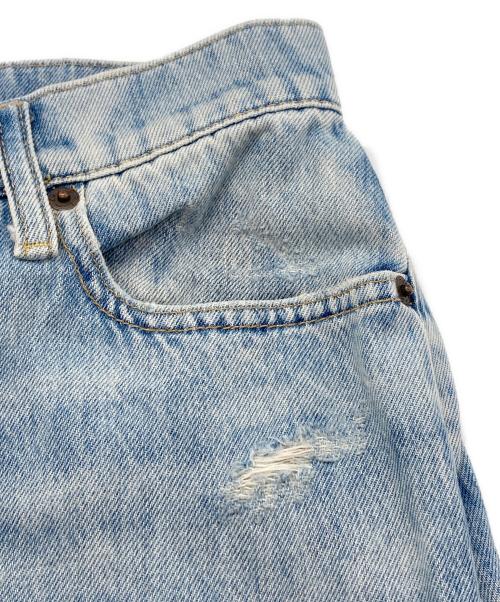 POLO RALPH LAUREN（ポロ・ラルフローレン）POLO RALPH LAUREN (ポロ・ラルフローレン) パッチワーク フレア デニムパンツ インディゴ サイズ:25の古着・服飾アイテム