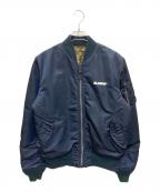 X-LARGE×ALPHAエクストララージ×アルファ）の古着「リバーシブルMA-1ジャケット」｜ネイビー