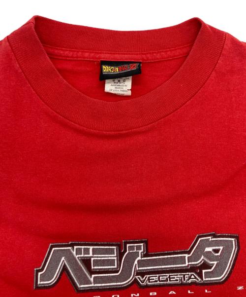 ドラゴンボール（ドラゴンボール）ドラゴンボール (ドラゴンボール) ベジータプリントTシャツ レッド サイズ:Mの古着・服飾アイテム